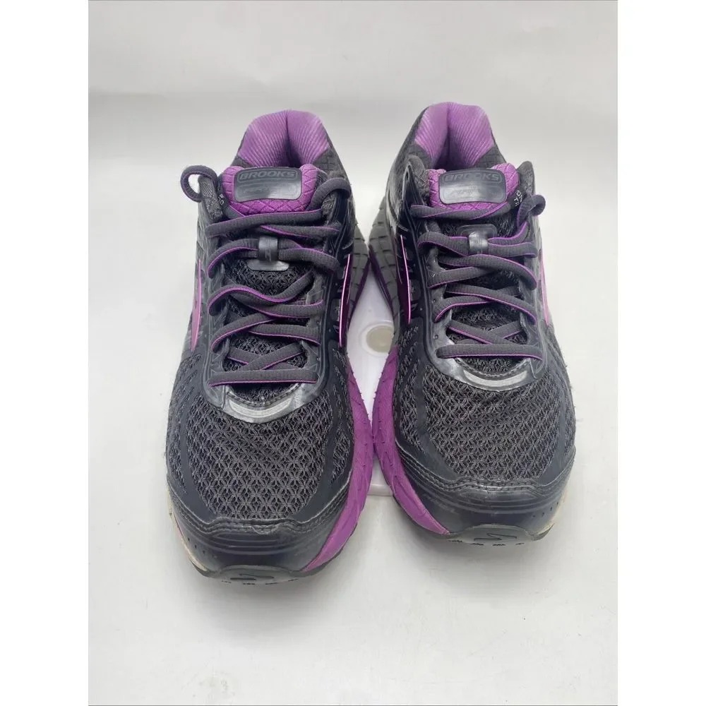 Brooks Shoes Women Size 6 Ariel Running Black Purple Athletic 3672